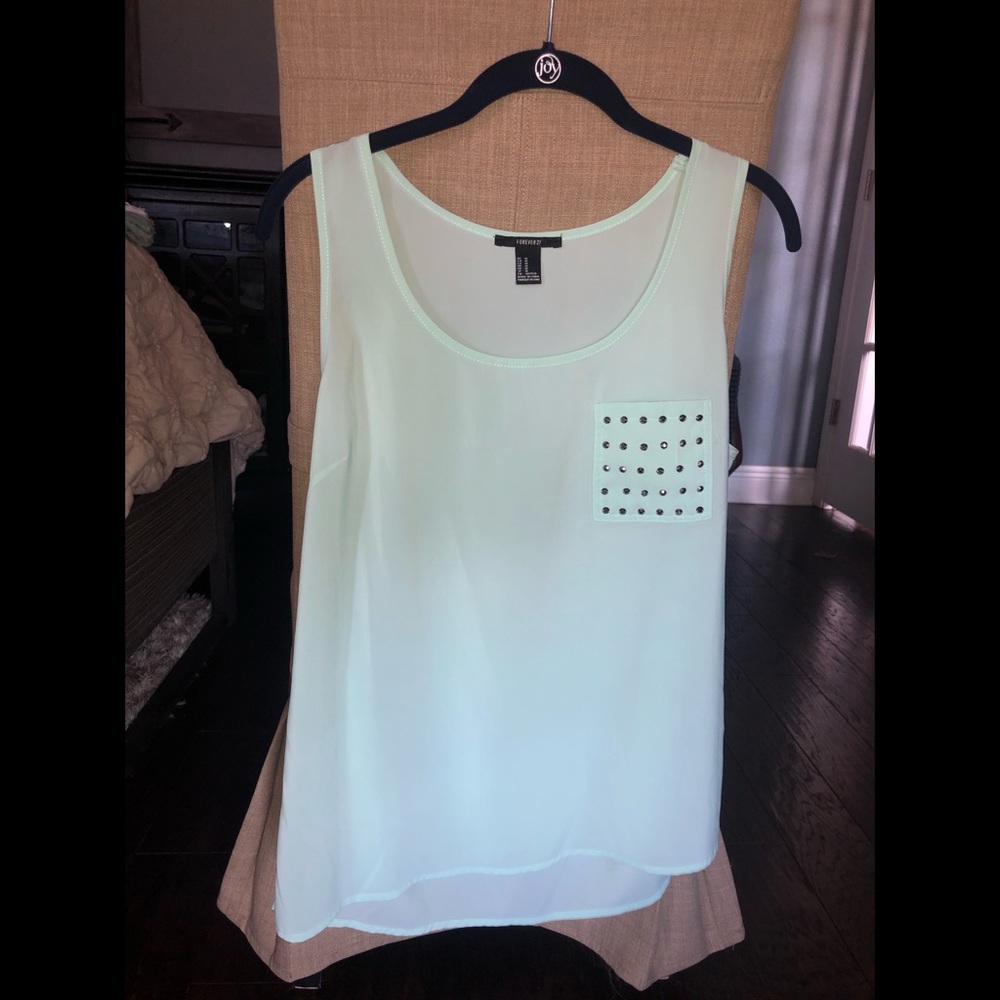 Sheer Mint Tank